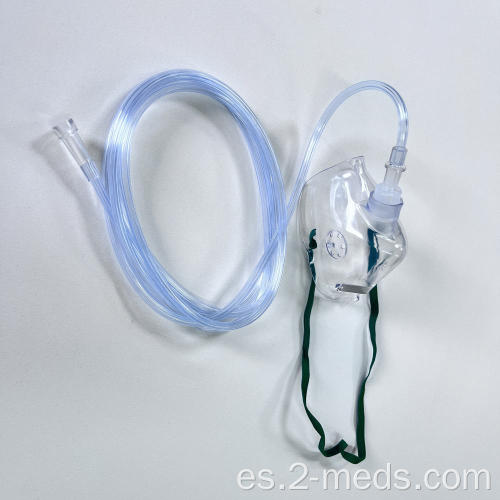 Máscara de oxígeno de PVC desechable